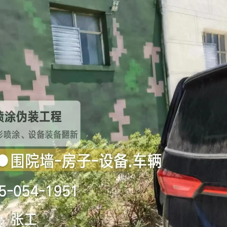 亳州数码迷彩漆施工